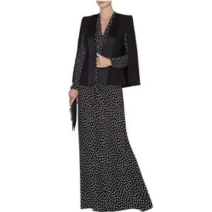 BCBG MaxAzria Alicha neck tie gown